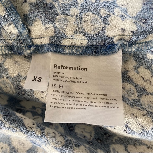 Reformation Poire Floral Wrap Blouse - Picture 7 of 12